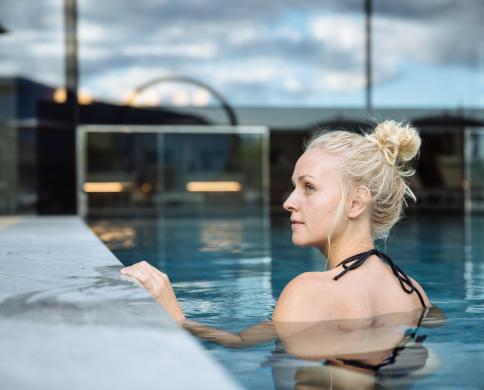 Piscina con vista