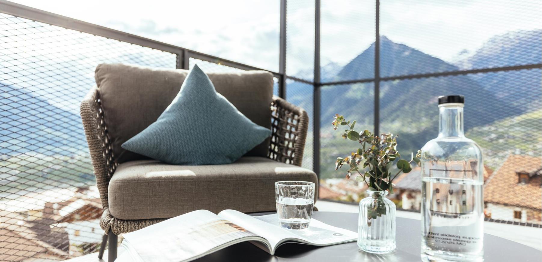 Armchair and Table on the Terrace