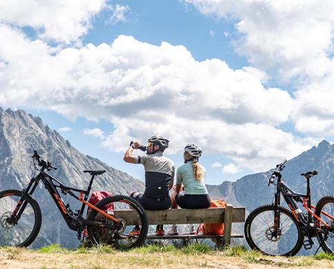 Radtour in den Dolomiten