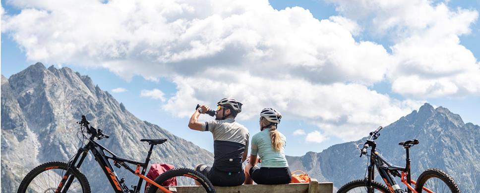 Radtour in den Dolomiten