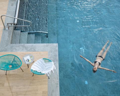 Outdoor Pool from above
