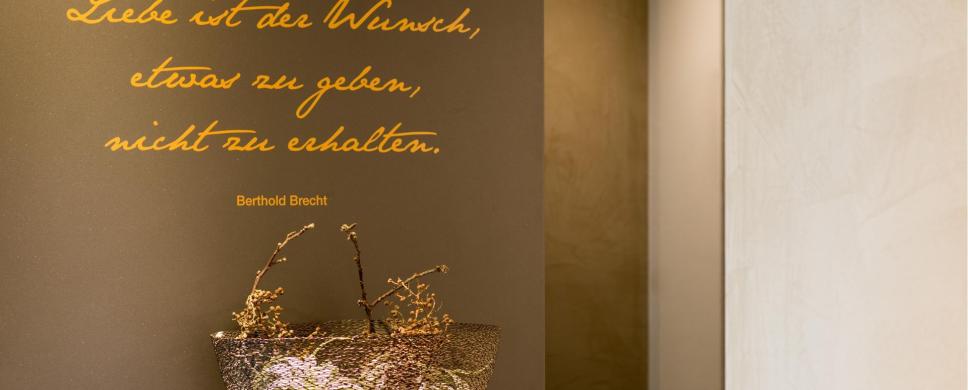 Liebe ist der Wunsch etwas zu geben, nicht zu erhalten - Berthold Brecht