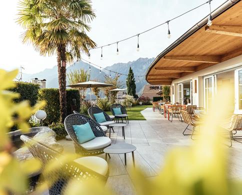 The terrace