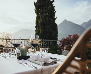 Table for two with a view