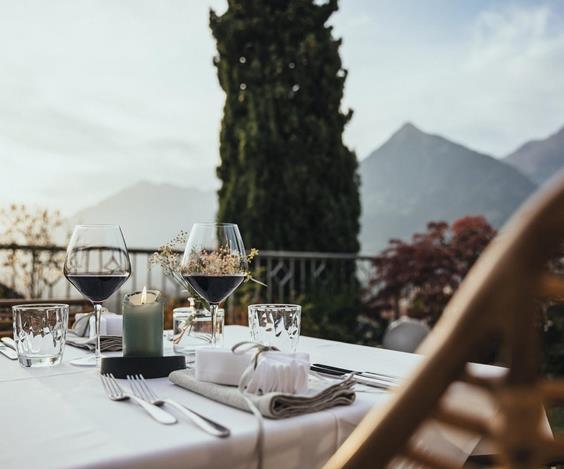 Table for two with a view