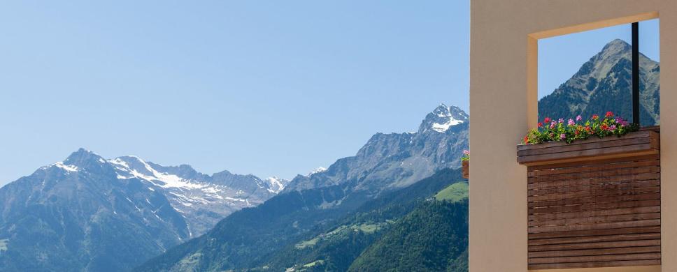 Aussicht auf die Dolomiten