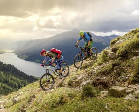 Mountainbike in Südtirol